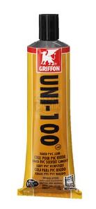 Griffon UNI-100 PVC-U lepidlo 0,125 l tuba v krabice