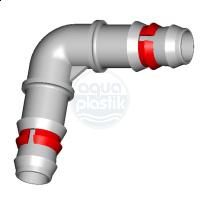 Tvarovky pro KT (0,9 - 1,3mm): koleno 90� d16