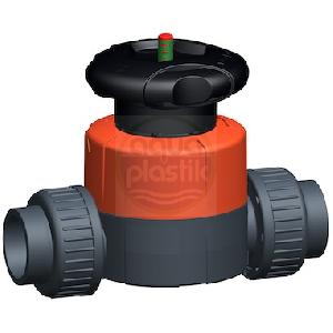 PVC-U membrnov ventil 514 PTFE s EPDM podkladem d25